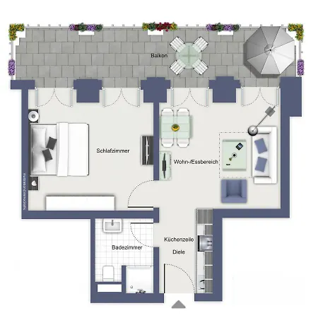 Haus Am Park 25 Lägenhet *